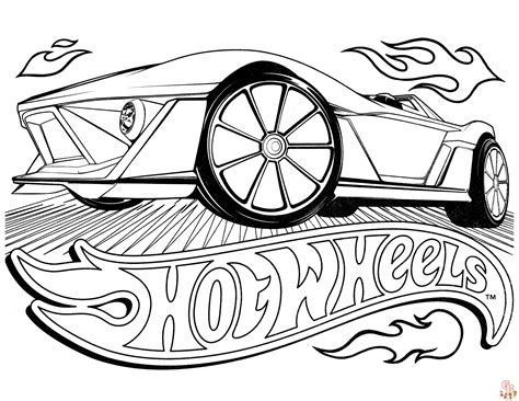 Hot Wheels Cars Coloring Pages