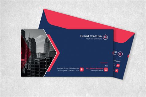 Brand Identity Envelope Print Template