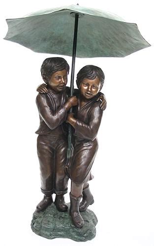 We always loved seeing this monkey sconce. Children Under Umbrella (fountain) cast in bronze ...