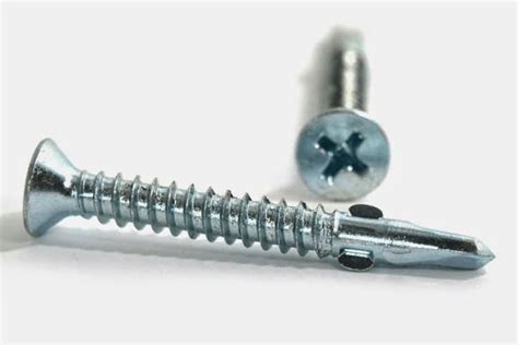 Knurls on tfa & tfa et screws are tronconic (consisting of 4 lobs): Steel with heat treated phillips flat head self drilling ...