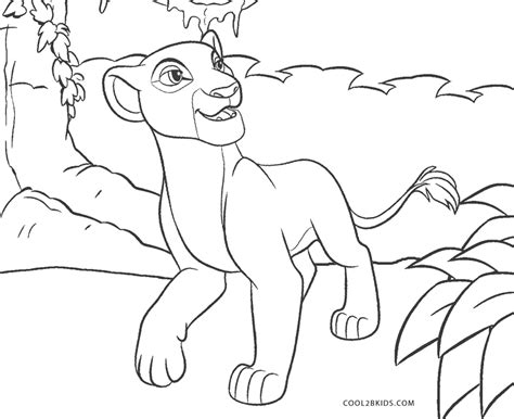 Kovu is going through a rough time and kiara is there to comfort him. Free Printable Lion King Coloring Pages For Kids