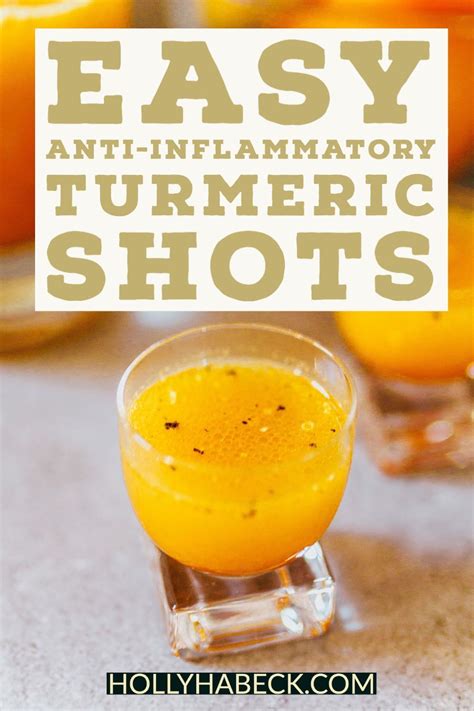 Turmeric Shots How To Make An Easy Anti Inflammatory Turmeric Shot