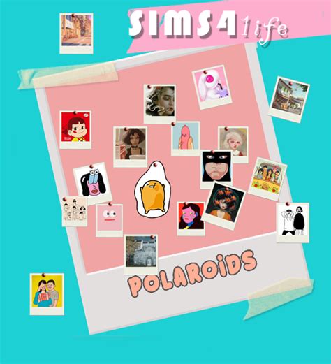 Sims41ife New Cc Polaroids You Need Get To Work Download