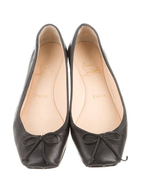 Christian Louboutin Square Toe Ballet Flats Shoes Cht40522 The