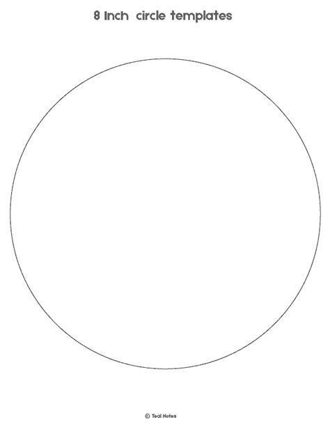 Circle Template Free Printable Circle Templates For Your Next Diy Project