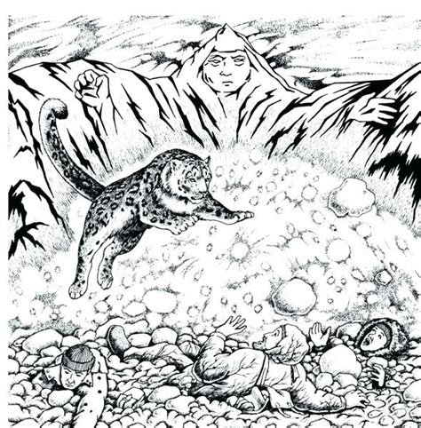 This unique collection of coloring pages has been dedicated to the fastest mammal on earth that is nearing extinction. Snow Leopard Coloring Pages at GetColorings.com | Free ...