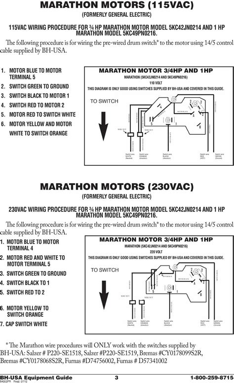 Marathon Electric 3 Phase Wiring Diagram