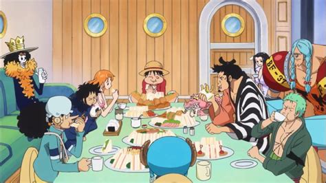 Strawhats Eating In 2022 One Piece Manga Anime Cartoon