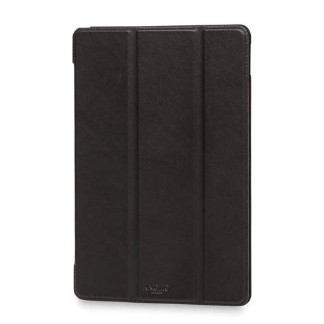 Leather 105 Ipad Pro 2017 Folio Case Tri Fold Black Knomo
