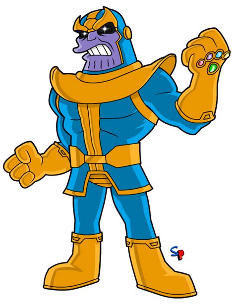 Springfield Punx Marvels Thanos Simpsons Characters Thanos Marvel