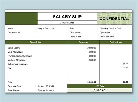 What is a pay slip? Sample_payslip_template_excel - Letter Flat