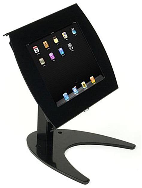 Ipad Countertop Stand Locking Enclosure For Tablets