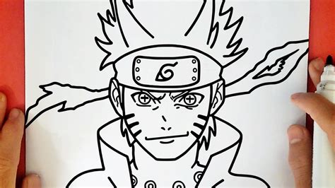 Como Dibujar A Naruto Modo Sabio De Los Caminos Ocuk Geli Imi