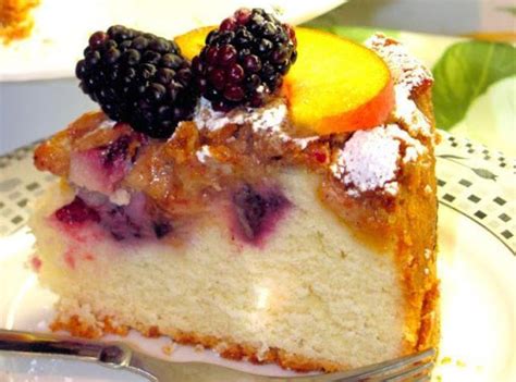 Blackberry Peach Coffee Cake Just A Pinch Recipes