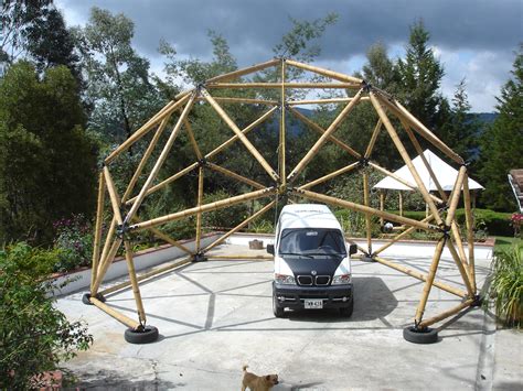 Nature Tech Geodesic Dome In Bamboo Guadua By Geopues Palakasubik