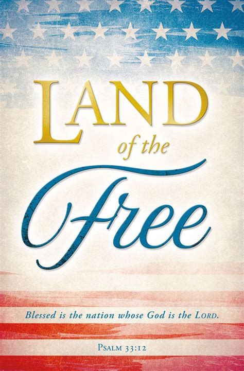 Bulletins—patriotic Land Of The Free Gospel Publishing House
