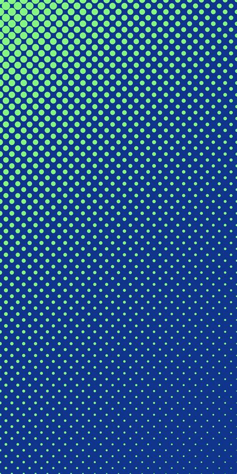 An Abstract Blue And Green Background With Halftone Dots In The Shape