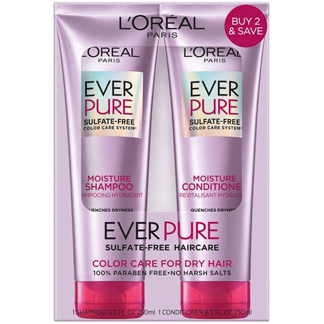 Loreal Paris Everpure Sulfate Free Moisture Shampoo And Conditioner