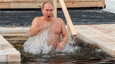 Russia S Putin Marks Orthodox Epiphany With Icy Dip World News Hindustan Times