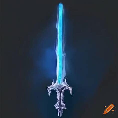 Sword Striking Blue Electricity