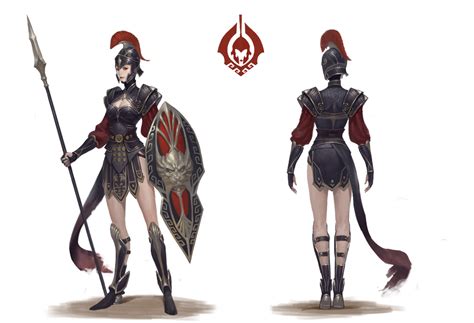 Artstation Character Concept Design Jamin Lin Fantasy Female Warrior Female Armor Fantasy