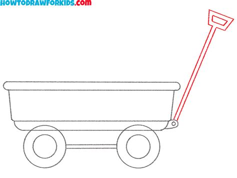 How To Draw A Wagon Easy Drawing Tutorial For Kids