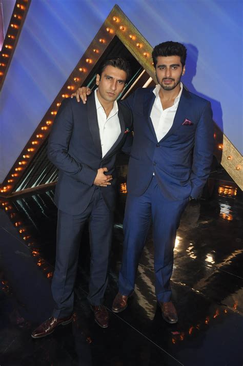 Ranveer Singh With Arjun Kapoor Promoting Film Gunday On The Sets Of Indias Got Talent In Mumbai