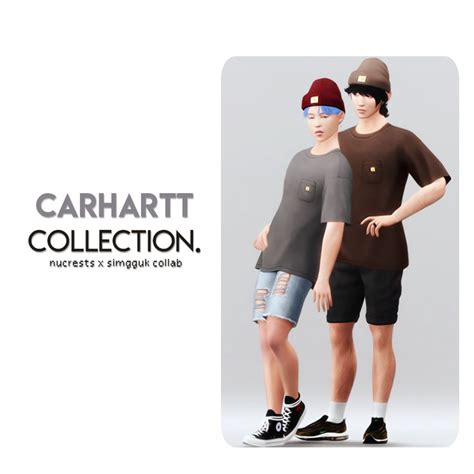 🧱 Carhartt Collection Collab With Nucrests Simkoos Sims 4 Custom