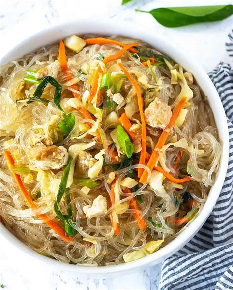Pancit Bihon Filipino Noodle Healthier Steps