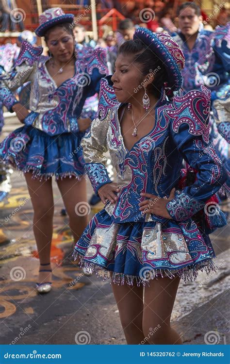 Caporales Dancers At The Oruro Carnival In Bolivia Editorial