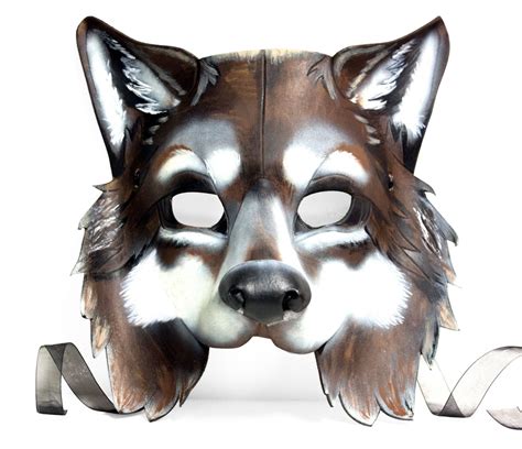 Leather Wolf Mask By Surlybunny On Etsy 15500 Wolf Mask Animal