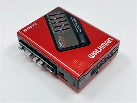 Sony Walkman Wm 60 Red Portable Cassette Player With Equalizer