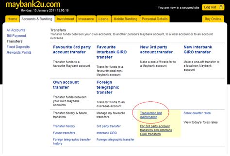 However, banks like maybank, bank muamalat malaysia, uob bank, standard chartered bank, affin bank, and citibank also extend the waiver to transactions performed via their respective atms. Deposit/Pengeluaran Alertpay: Transaction Limit