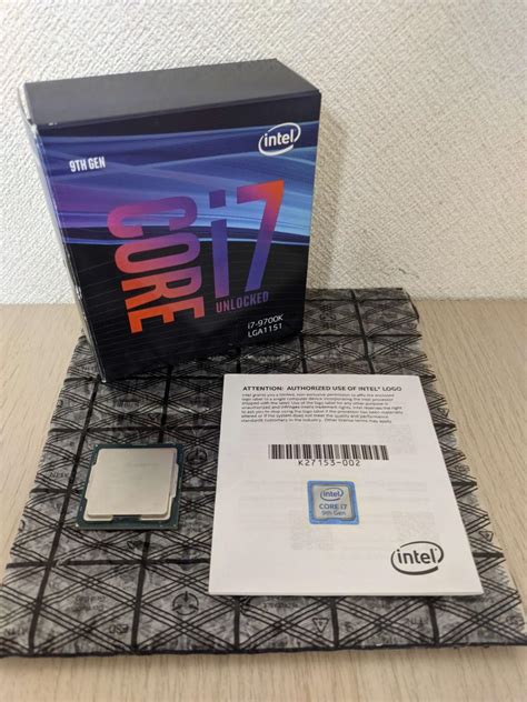 【いします】 最終値下げ価格 Intel Core I7 9700k マザーボード付き パーツ