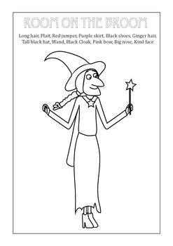 Have you heard of the children's book room on the broom by julia donaldson? Room on the Broom Witch Vocabulary Match Printable | Room ...