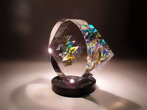 Sapphire Optic Eye Fine Art Glass Sculpture By Jack Storms♥🌸♥ Jack