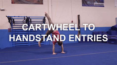 Cartwheel To Handstands Enso Movement