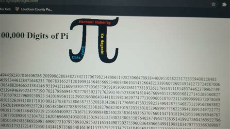 I Recited The First 100000 Digits Of Pi Youtube