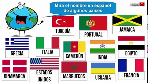 En esta lección vamos a aprender los países en inglés con sus respectivas nacionalidades. Países y nacionalidades en español | Español, Paises ...