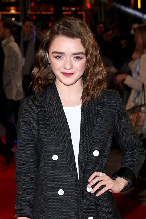 Maisie Williams At The Revenant Premiere In London Hawtcelebs