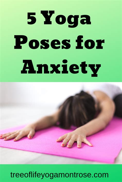 5 Yoga Poses For Anxiety Relief Tree Of Life Yoga And Wellness