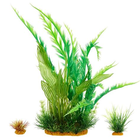 Top Fin Artificial Spiky Aqaurium Plant Variety Pack Up To 12