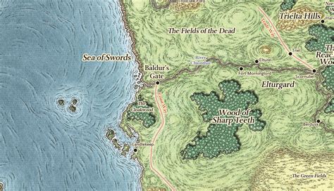 Dnd 5e Sword Coast Map