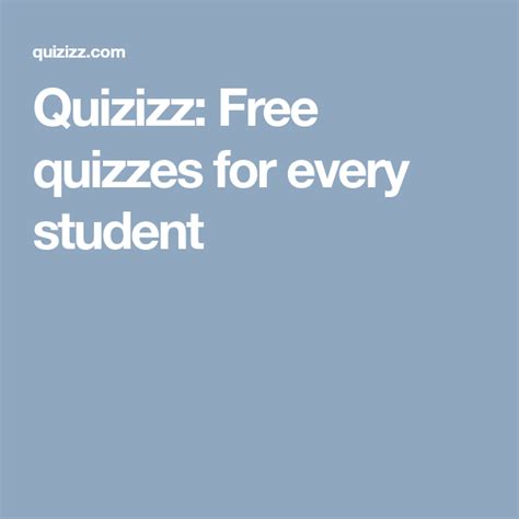 Quizizz Free Quizzes For Every Student Free Quizzes Instructional
