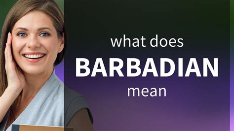 barbadian — what is barbadian definition youtube
