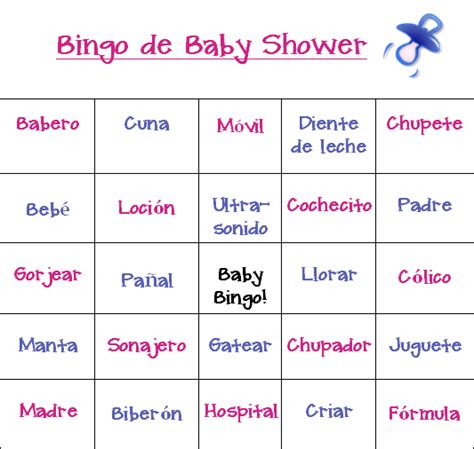 Juegos Para Baby Shower Para Imprimir En Español Con Respuestas Imagui