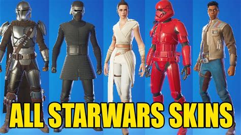 All Star Wars Series Skin In Fortnite Youtube