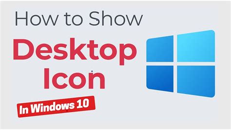 How To Show Desktop Icon Windows 10 In 2021 Youtube