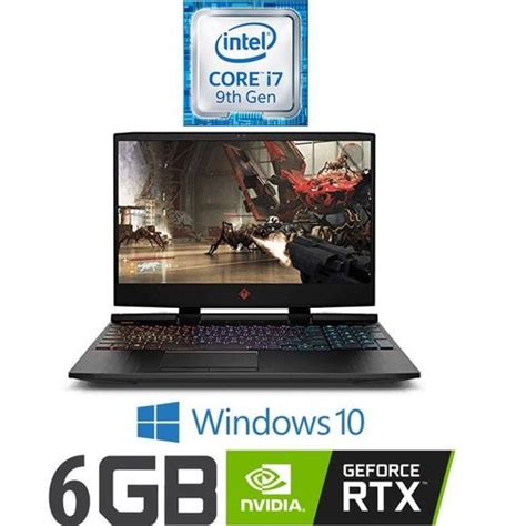 Hp Omen 15 Gaming Laptop Intel Core I7 9750h 16gb Ram 256gb Ssd