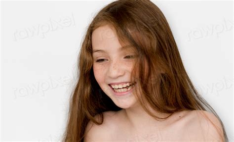 Caucasian Young Girl Bare Chested Free Photo Rawpixel